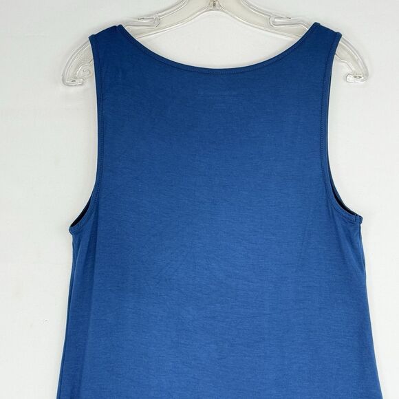Soft Surroundings Tank Top Women Size M Navy Blue - Picture 4 of 13